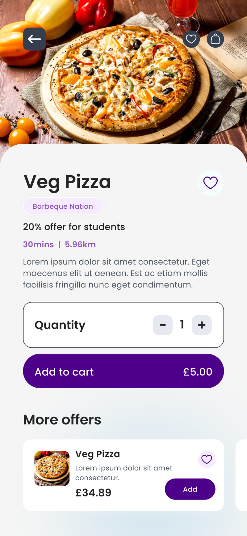 Pickauni food details